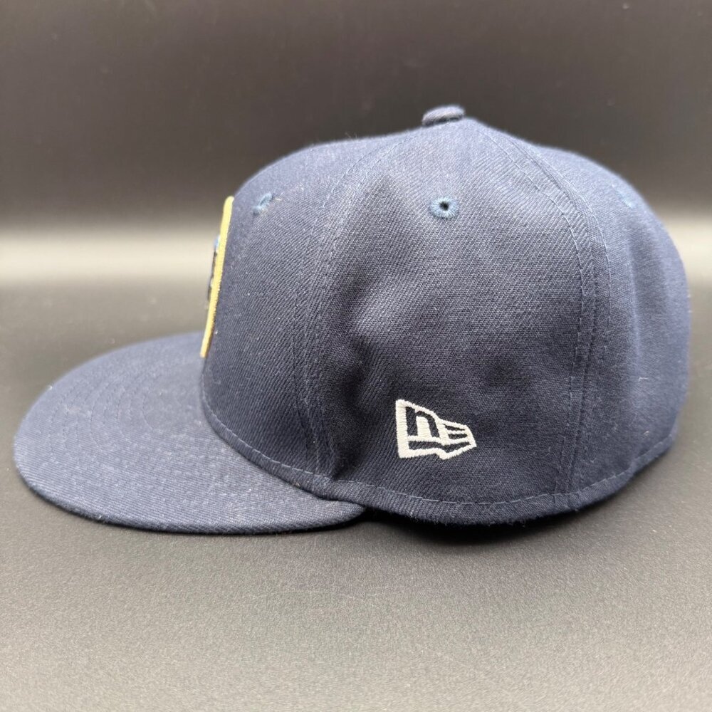 New Era Philadelphia Union Soccer Hat Cap Fitted 7 1/4 MLS 59 Fifty Blue - Picture 3 of 16